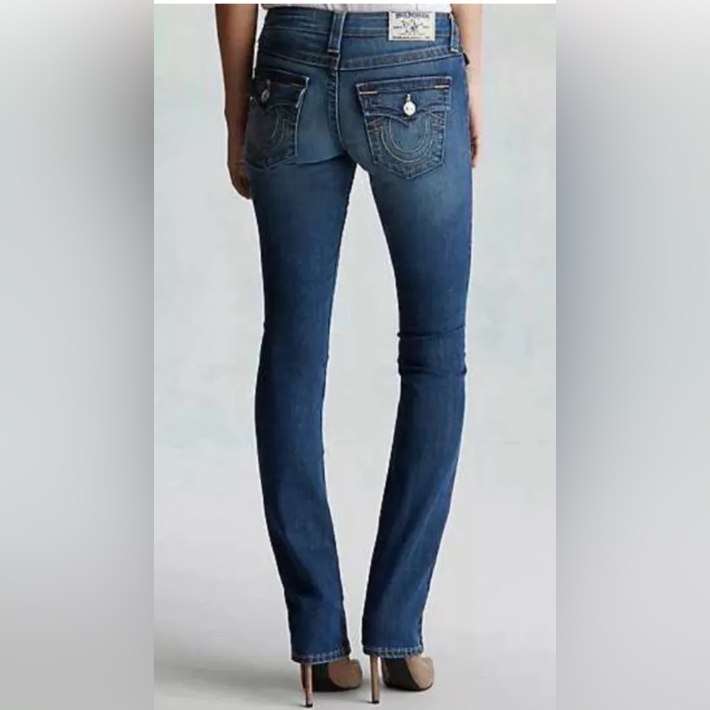 True Religion Slim Straight Leg Jeans.